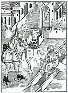 Van minachting, of verachting van de heilige schrift, illustratie uit Alexander Barclay