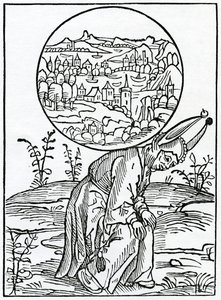 Over de te grote en kostbare nieuwsgierigheid van mensen, illustratie uit Alexander Barclay