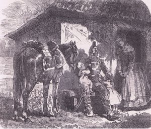 Op naar de oorlog, Cassells Geschiedenis van de oorlog tussen Frankrijk en Duitsland uitgegeven door Cassell and Company Limited, ca. 1890 door German School
