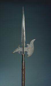 Parade hellebaard van de staatswacht van keurvorst Christian I van Saksen, 1586-91 door German School