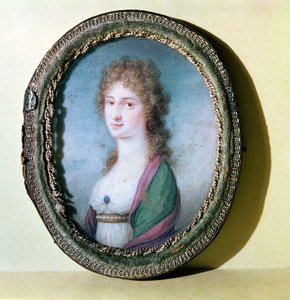 Portretminiatuur van gravin Marie Erdody (1779-1837) door German School
