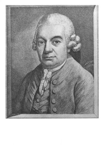 Portret van Carl Philipp Emanuel Bach (1714-88)