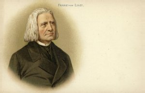 Portret van Franz Liszt