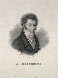 Portret van Ignaz Moscheles (1794-1870) door German School