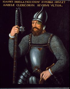 Portret van Jan Zizka, Oorlogsleider van de Hussieten, 16e eeuw