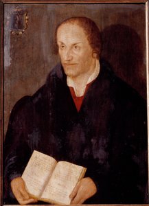 Portret van Philippe Melanchton door German School