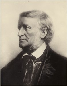 Portret van Richard Wagner door German School