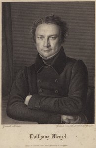 Portret van Wolfgang Menzel