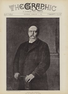 Prins Von Bismarck (litho) door German School
