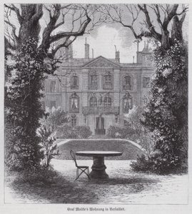 Residentie van Veldmaarschalk Helmuth von Moltke, de zegevierende bevelhebber van de Pruisische legers in de Frans-Pruisische Oorlog, Versailles, Frankrijk door German School