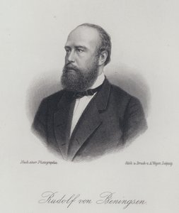 Rudolf von Bennigsen, Duitse politicus (gravure)