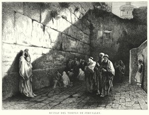 Ruïnes van de Tempel van Jeruzalem door German School