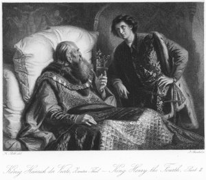 Scène uit Hendrik IV Deel II