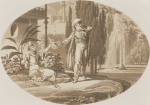 Scène uit Le Nozze di Figaro van Wolfgang Amadeus Mozart