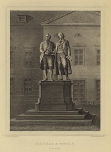 Schiller en Goethe, Weimar door German School