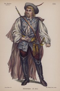 Schweizer, uit Die Räuber (De Rovers) door Friedrich Schiller door German School