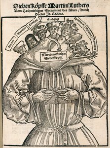 Zevenkoppige Maarten Luther door German School