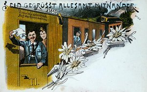 Souvenir wenskaart, c.1900