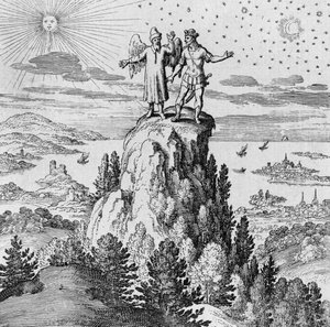 Geest en ziel leiden de prins uit Musaeum Hermeticum