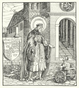 Sint Edward de Belijder, koning van Engeland door German School