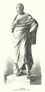 Standbeeld van Sophocles, Oud-Griekse toneelschrijver door German School