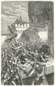 Bestorming van een stad door German School