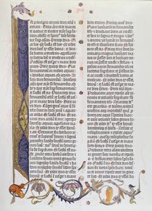 De 36-regelige Bijbel, gedrukt door Gutenberg door German School