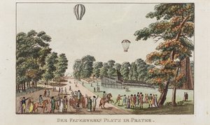 De Vuurwerkplaats, Prater, ca. 1802 door German School