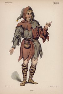 De nar, uit Shakespeares King Lear door German School