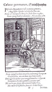 De edelsteengraveur, uitgegeven door Hartman Schopper