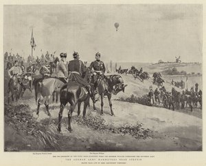 De Duitse Legermanoeuvres nabij Stettin