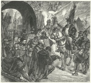 De Hussitische Generaal Prokop de Grote voor Naumburg door German School