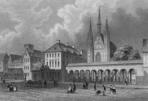 De Klosterkirche en Klosterstrasse, Berlijn