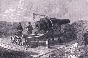 Het Krupp-kanon, Cassells Geschiedenis van de oorlog tussen Frankrijk en Duitsland uitgegeven door Cassell and Company Limited, ca. 1890