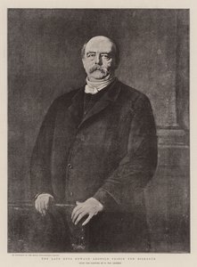 De overleden Otto Edward Leopold Prins von Bismarck door German School