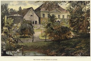 Het landhuis Varzin in de herfst