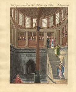 De Nilometer op het eiland Rawda bij Caïro door German School