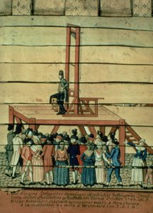 De terreur - Jean Georges Schneider (1756-94) en de guillotine
