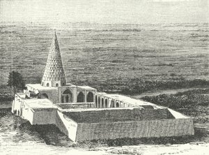 Het graf van de profeet Daniël in Susa, Iran door German School