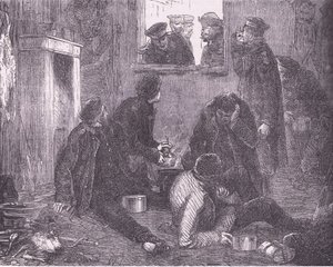 De kroonprins van Pruisen maakt de ronde, Cassells Geschiedenis van de Oorlog tussen Frankrijk en Duitsland gepubliceerd door Cassell and Company Limited, ca. 1890 door German School