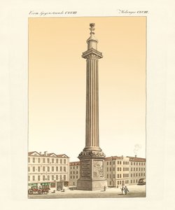 Het monument in Londen door German School
