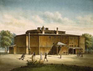 Het theater in Dresden