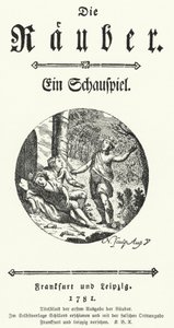 Titelpagina van de eerste editie van Friedrich Schiller