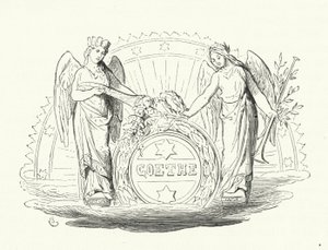 Hulde aan de Duitse auteur Johann Wolfgang Goethe