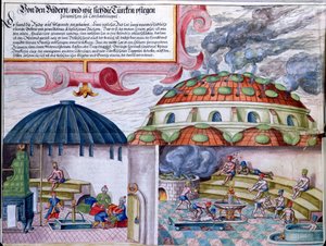 Turkse baden, late 16e eeuw