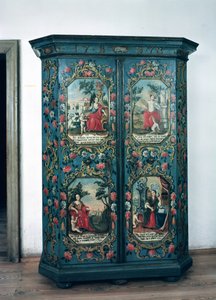 Kast versierd met scènes van de vier seizoenen, 1778
