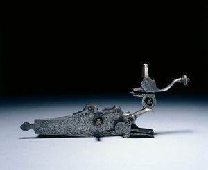 Wielslot van een Jachtgeweer, begin 1700s