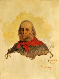 Portret van Giuseppe Garibaldi 1807-1882, 1860
