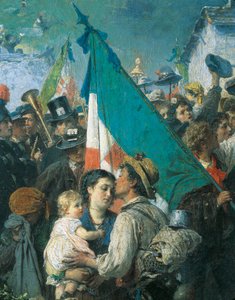 Het vertrek van de dienstplichtigen van 1866