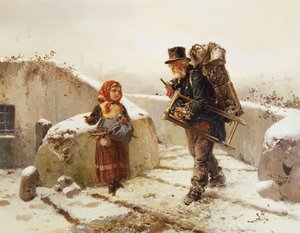 De Marskramer door Gerolamo Induno